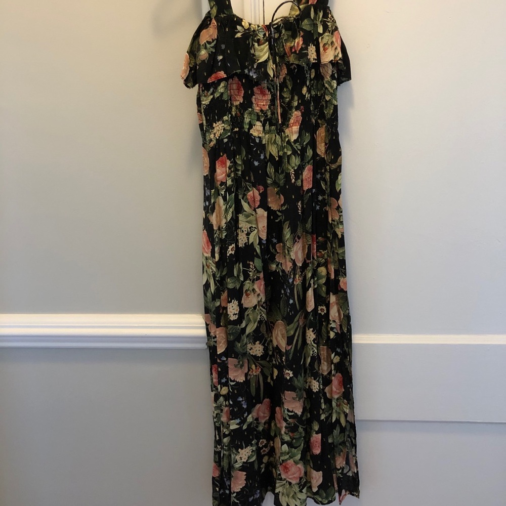 Zara floral midi dress